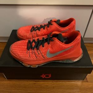 Nike Kevin Durant 8 Bright Orange sz 4.5Y